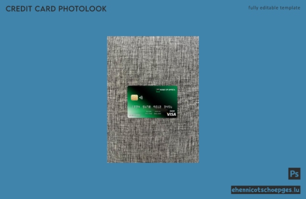 Burundi Africa Bank Visa-Karte Fotobeispiel Vorschau